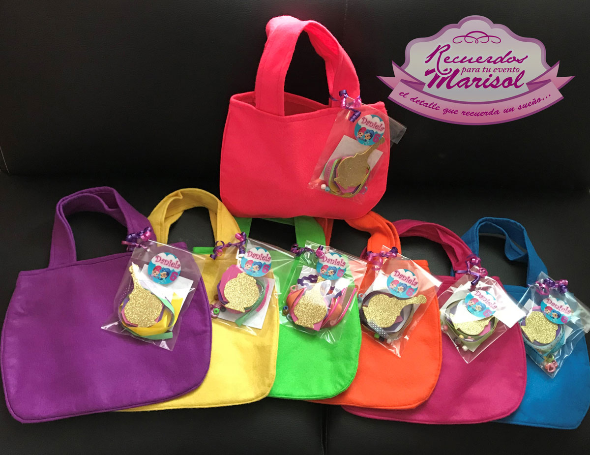 Baby Nina Fiestas: Bolsas personalizadas y recordatorios para la